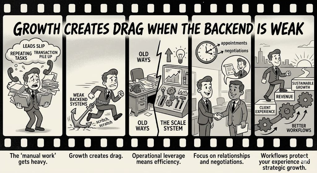 Growth Creates Drag When the Backend Is Weak